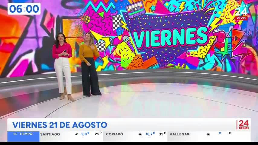 24 Horas Tu Mañana - Viernes 21 de agosto de 2026