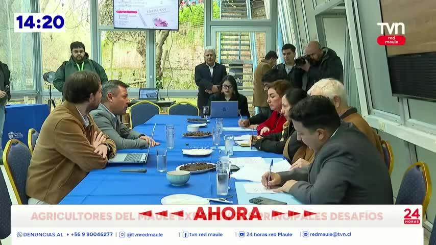Comisión de agricultura del Senado, sesionó en Talca