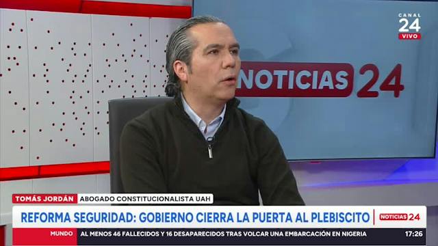 Abogado constitucionalista y agenda de seguridad del Gobierno: “Técnicamente no es necesario una reforma constitucional”