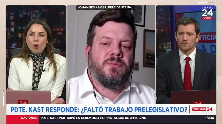Johannes Kaiser: “No veo la razón de necesitar 120 días de Estado de Excepción para combatir un grupo criminal”
