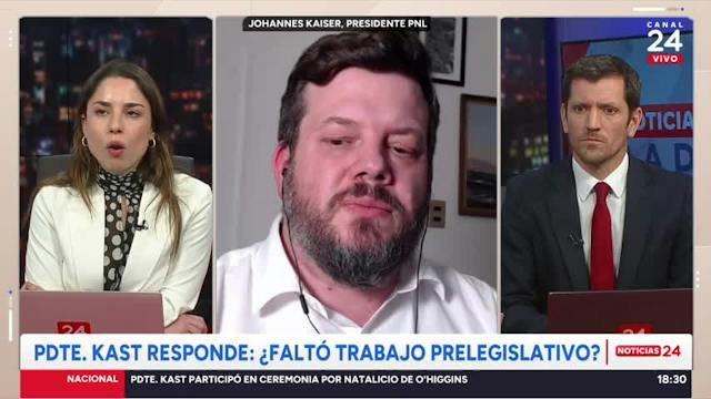 Johannes Kaiser: “No veo la razón de necesitar 120 días de Estado de Excepción para combatir un grupo criminal”
