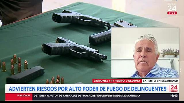 Coronel (r) analiza la seguridad en Chile: "Hoy las balaceras son a cualquier hora"