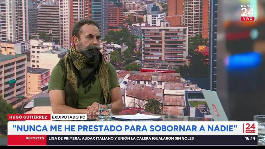 Exdiputado Gutiérrez por presuntas coimas Junaeb: "Nunca me he prestado para sobornar a nadie"