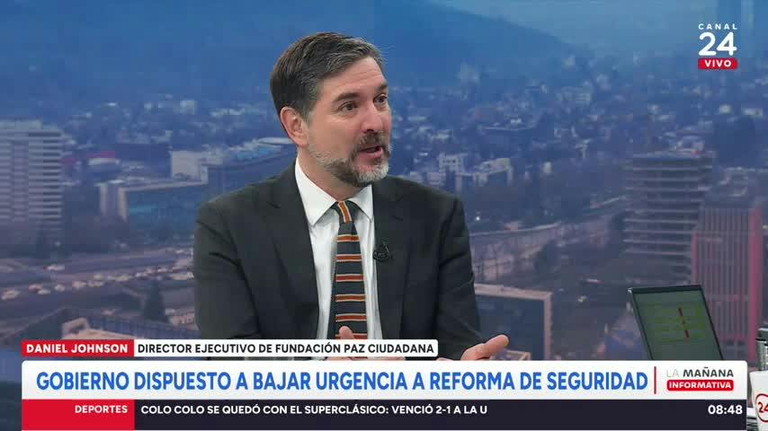Daniel Johnson de Paz Ciudadana: "No hay que hacer un quinto Estado de Excepción"