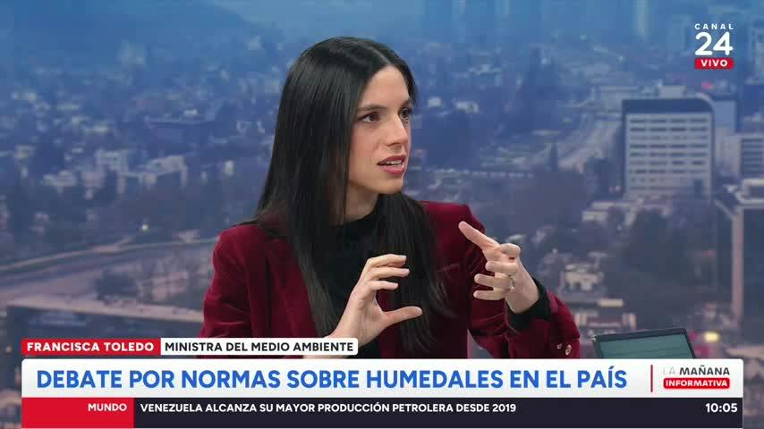 "Fue una muy buena decisión": ministra Toledo defiende retiro de 43 decretos ambientales