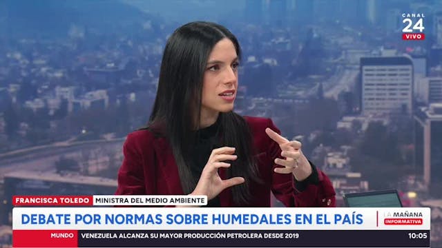 "Fue una muy buena decisión": ministra Toledo defiende retiro de 43 decretos ambientales