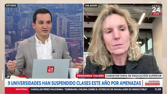 "Las universidades son cajas de resonancia de la sociedad": subsecretaria por amenazas