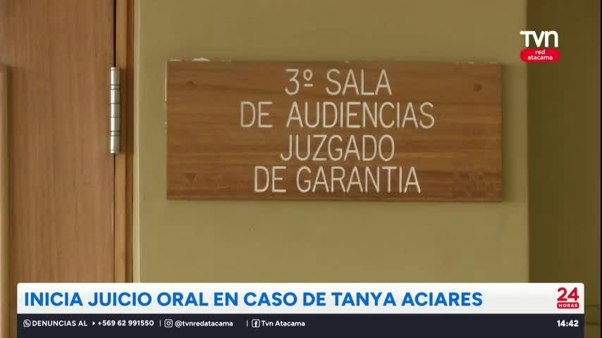 Inicia juicio oral en caso de Tanya Aciares