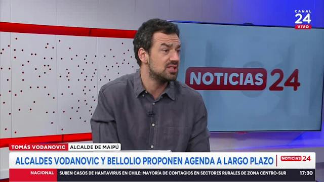 Alcalde Vodanovic y carta preacuerdos firmada con Bellolio: “Reiniciar el país cada 4 años no está muy bueno”