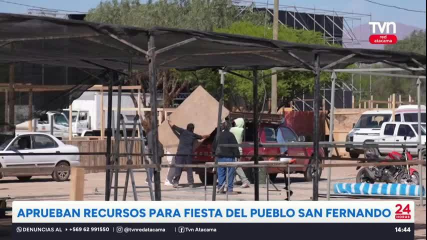 Aprueban recursos para Fiesta del Pueblo San Fernando