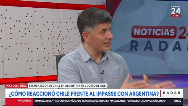 Exembajador Marcelo Díaz respalda nota de protesta de Chile a Argentina