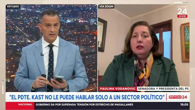 Vodanovic y posible bilateral Kast-Milei: “Frente a las agresiones que hemos sufrido de Argentina esperaría una conducta dura y no invitarlo a tomar café”