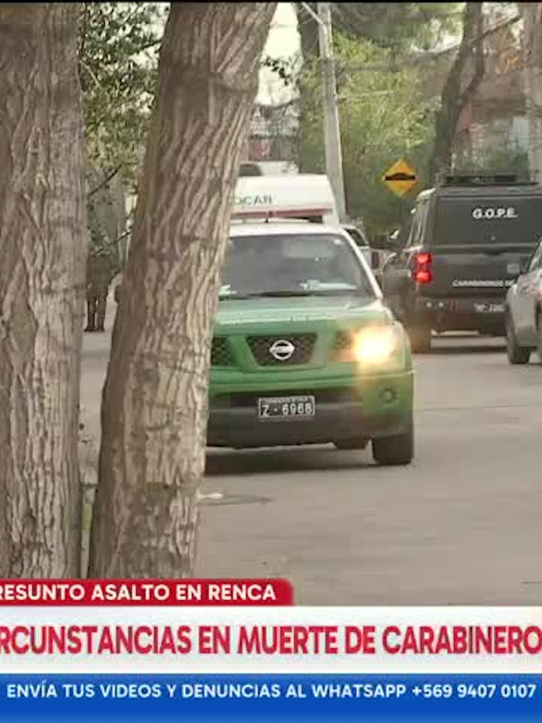 Investigan extrañas circunstancias en muerte de Carabinero en Renca