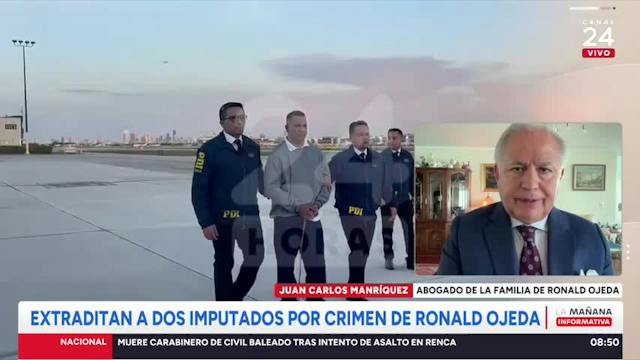 "Esperamos información muy valiosa para el continente": abogado de familia Ojeda tras extradición