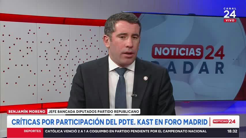 Diputado Moreno y reforma constitucional de seguridad: “Hay que discutirla, aquí no hay nada escrito en piedra”