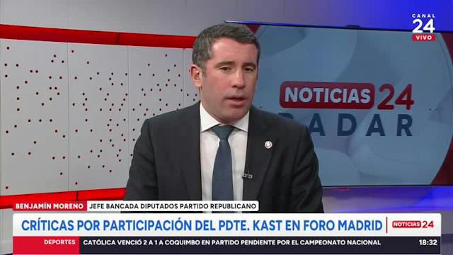 Diputado Moreno y reforma constitucional de seguridad: “Hay que discutirla, aquí no hay nada escrito en piedra”