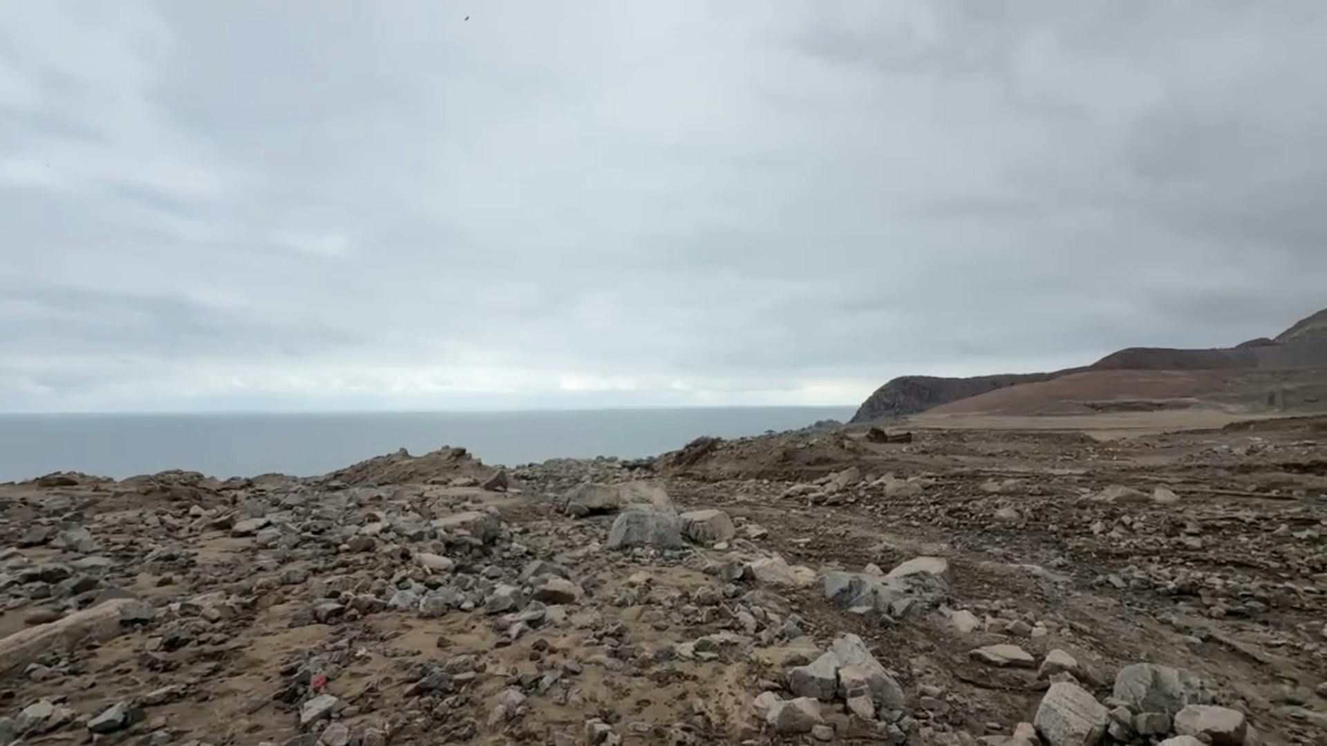 Preocupación en Tocopilla ante posible contaminación marítima por escurrimiento de cenizas