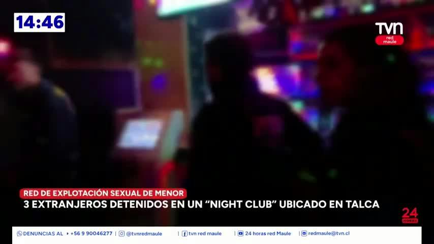 Detenidos por explotación sexual de menor de edad