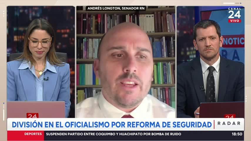 Senador Longton: “No me parece que el decir ‘no hay un nuevo Estado de Excepción sino un Estado de Emergencia reforzado’ sea una derrota”