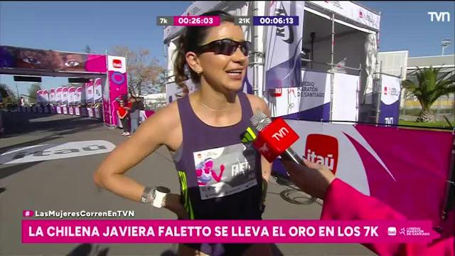 Javiera Faletto gana los 7K del Medio Maratón