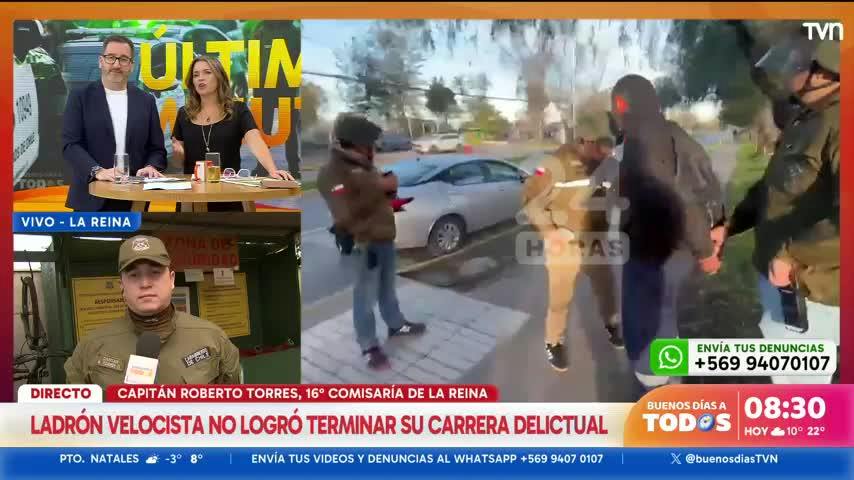 Detienen a hombre que se hacía pasar por runner para asaltar a adolescentes en La Reina