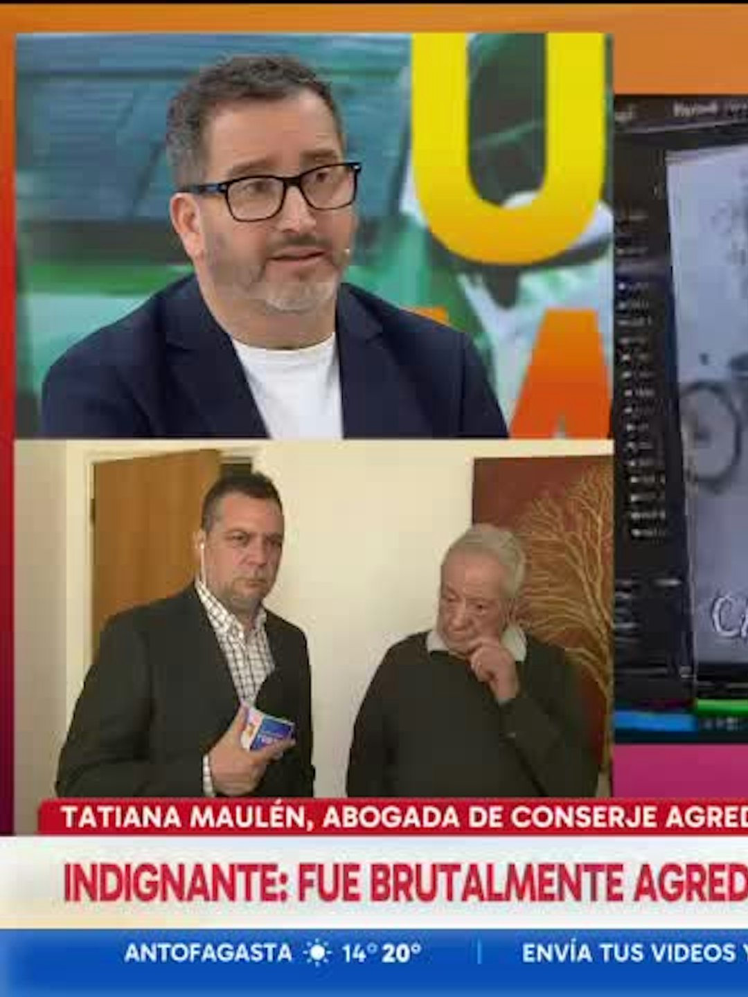 Indignante: conserje fue brutalmente agredido y luego lo despidieron