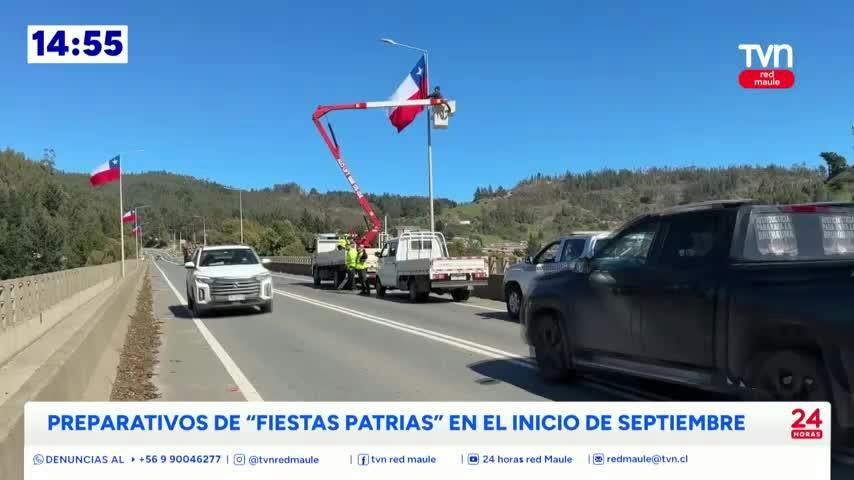Ya comenzaron los preparativos para las Fiestas Patrias en el Maule