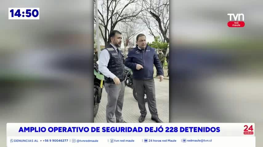 Amplio Operativo de Seguridad dejó a 228 detenidos en la región