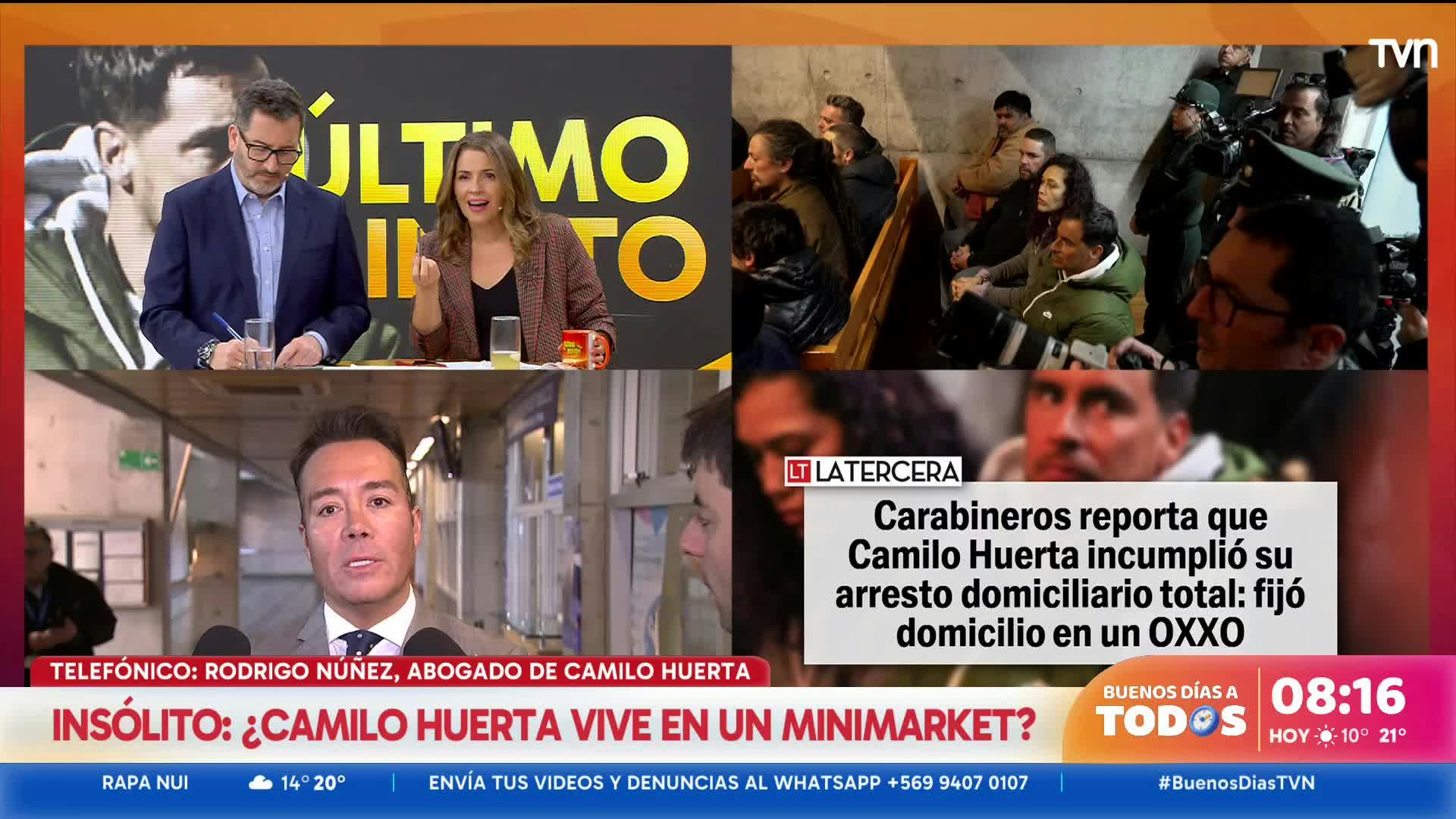 Durante el capítulo de esta mañana, los conductores abordaron distintos temas de la contingencia nacional e internacional, entre ellos las entrevistas a la viuda del cabo Luis Moyano y a la alcaldesa de La Pintana, Claudia Pizarro.