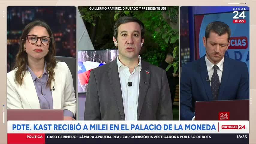 Presidente UDI y palabras de  Milei sobre Allende: “No son adecuadas para referirse a un mandatario”