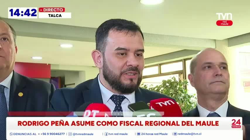 Rodrigo Peña Sepúlveda asume como nuevo Fiscal Regional del Maule
