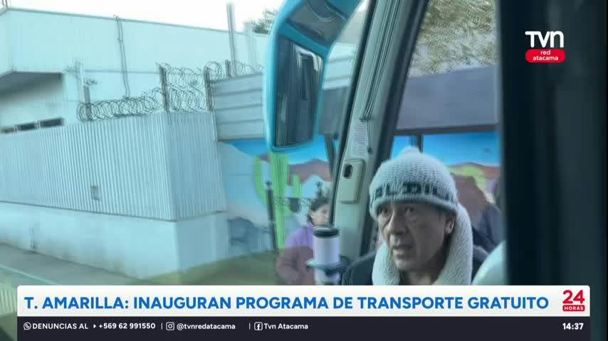 Inicia programa de transporte gratuito en Tierra Amarilla