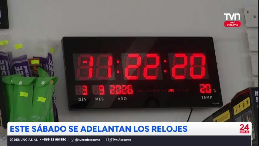 Este fin de semana comienza el horario de verano