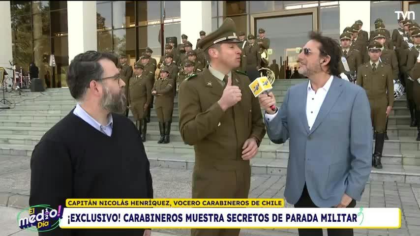 ¡Exclusivo! Carabineros muestra los secretos de la Parada Militar