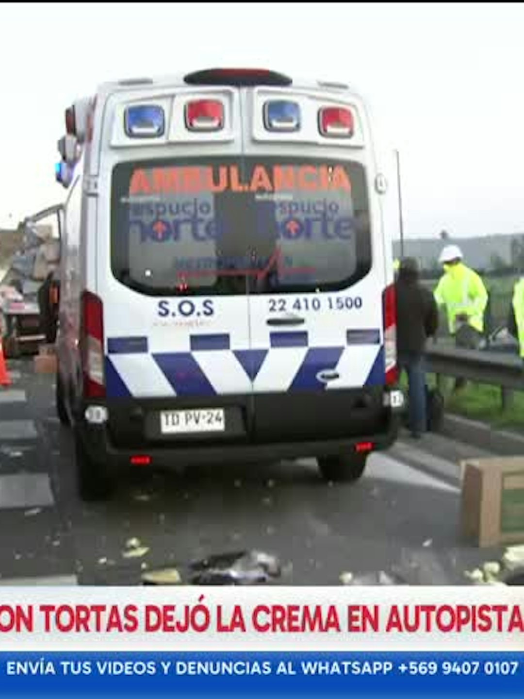 Camión que transportaba tortas sufrió accidente tras frustrar encerrona en plena autopista