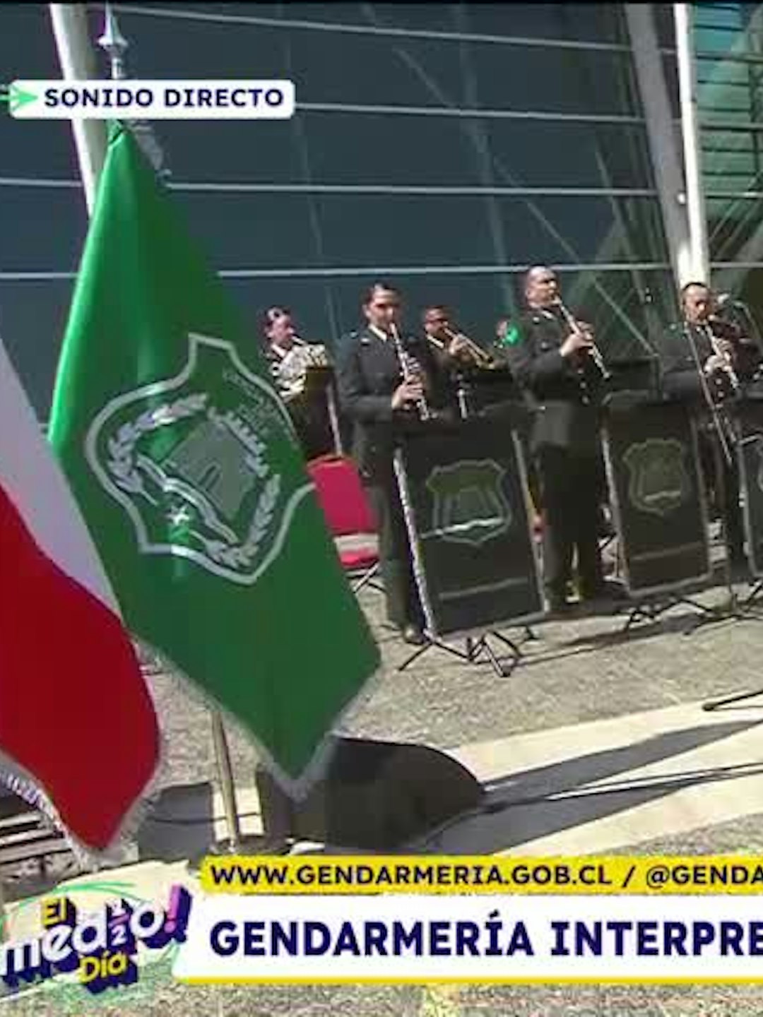 Gendarmería de Chile interpreta su himno institucional en la Parada Musical de TVN