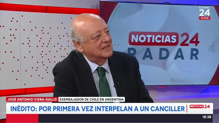 Exembajador Viera-Gallo y pedidos de convocar al Cosena por tensión Chile-Argentina: “Me parece una cosa totalmente desproporcionada”