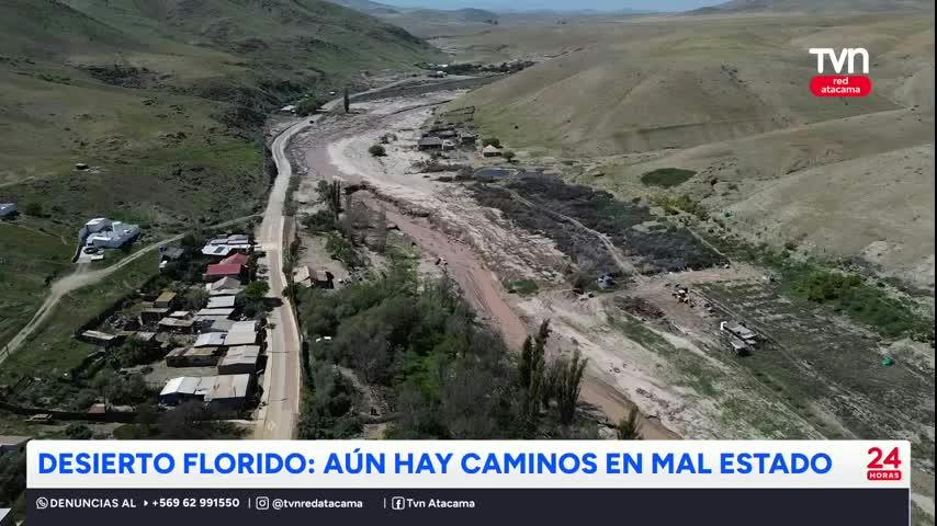 Desierto Florido: Aún hay caminos en mal estado