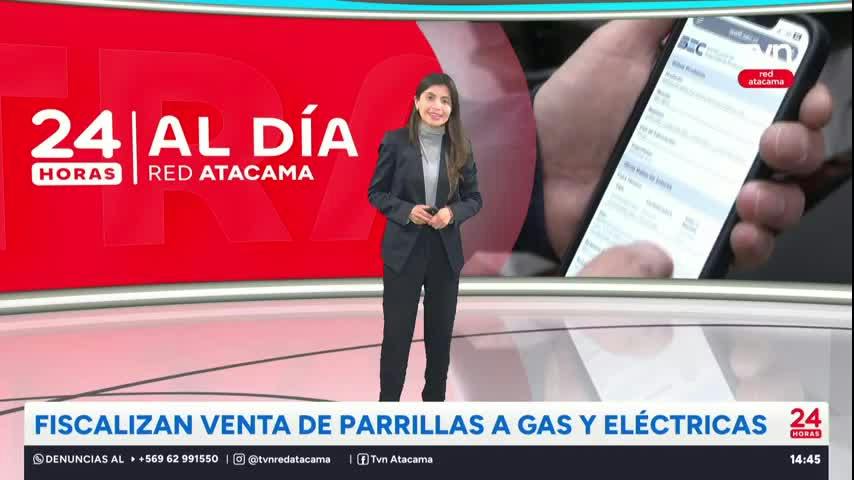 Fiscalizan venta de parrillas a gas y eléctricas