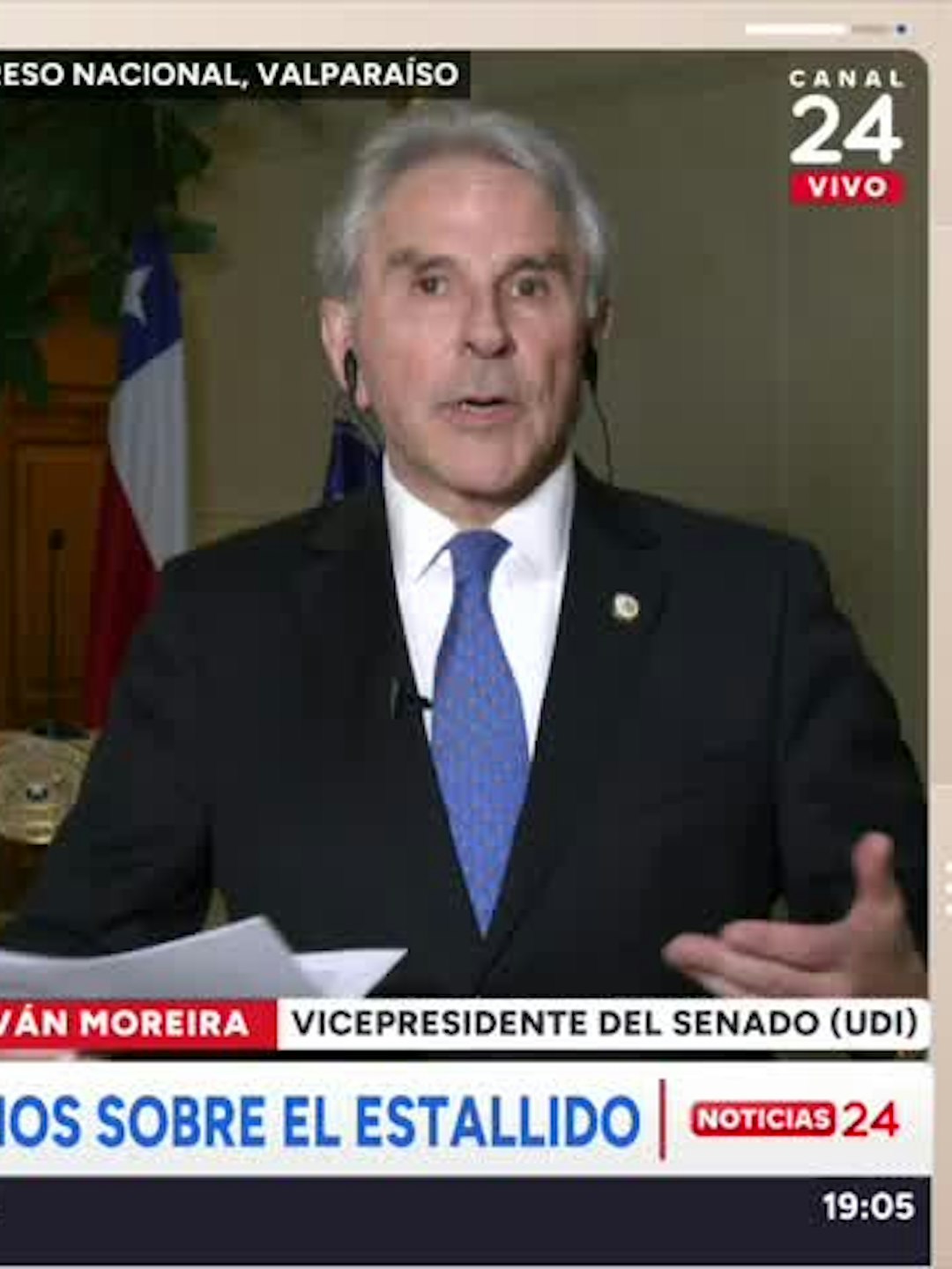 Senador Moreira (UDI) tras dichos de Judd: "El embajador se ha extralimitado"