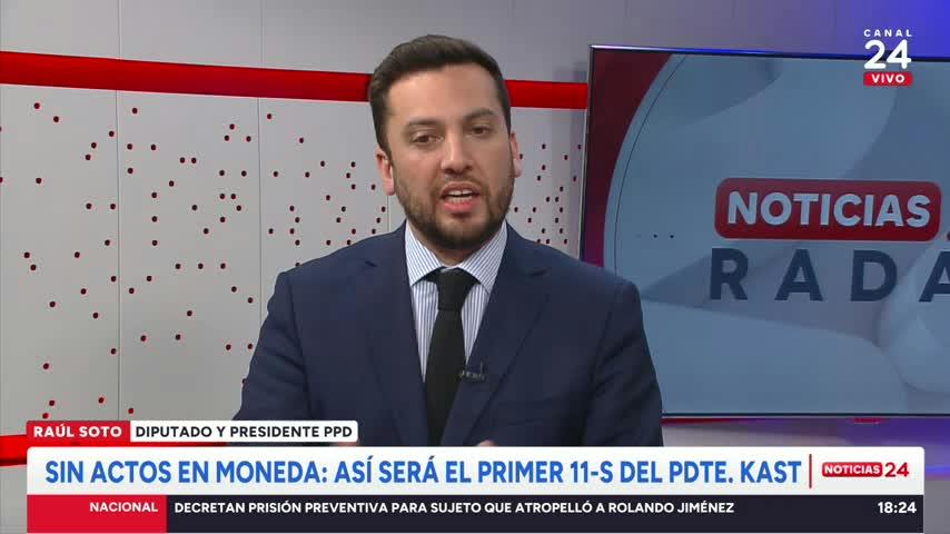 Diputado Soto y 11-S sin actos en La Moneda: “Guardar silencio en sí mismo ya es un acto de negacionismo”