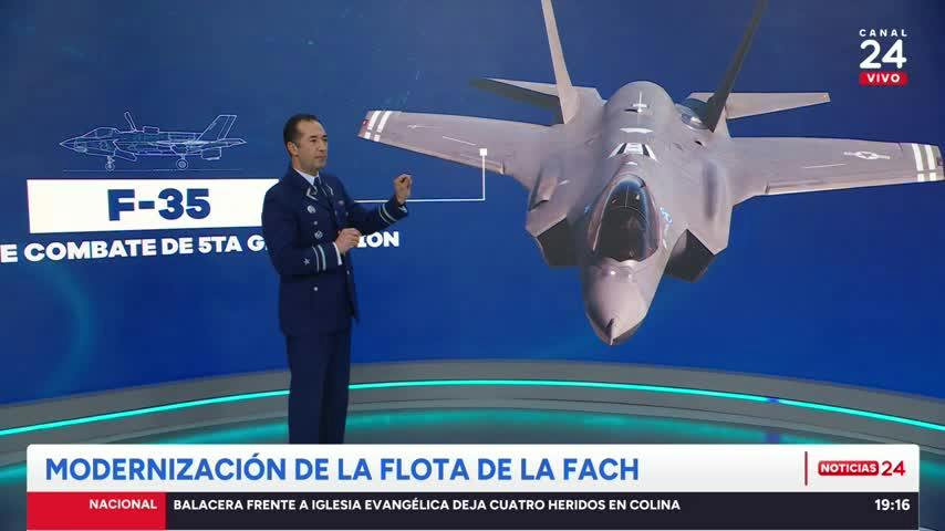 Así es el avión F-35, una opción para modernizar la flota de la FACh