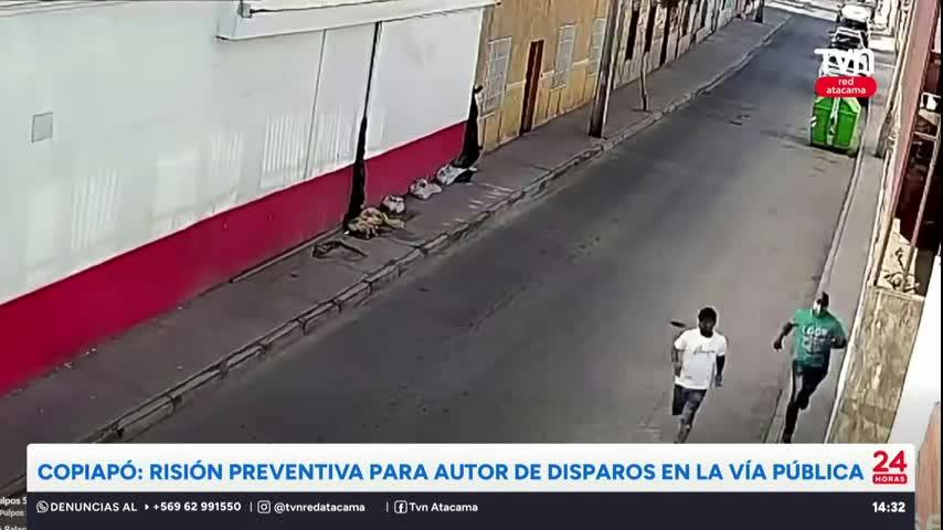 Prisión preventiva para autor de disparos en la vía pública