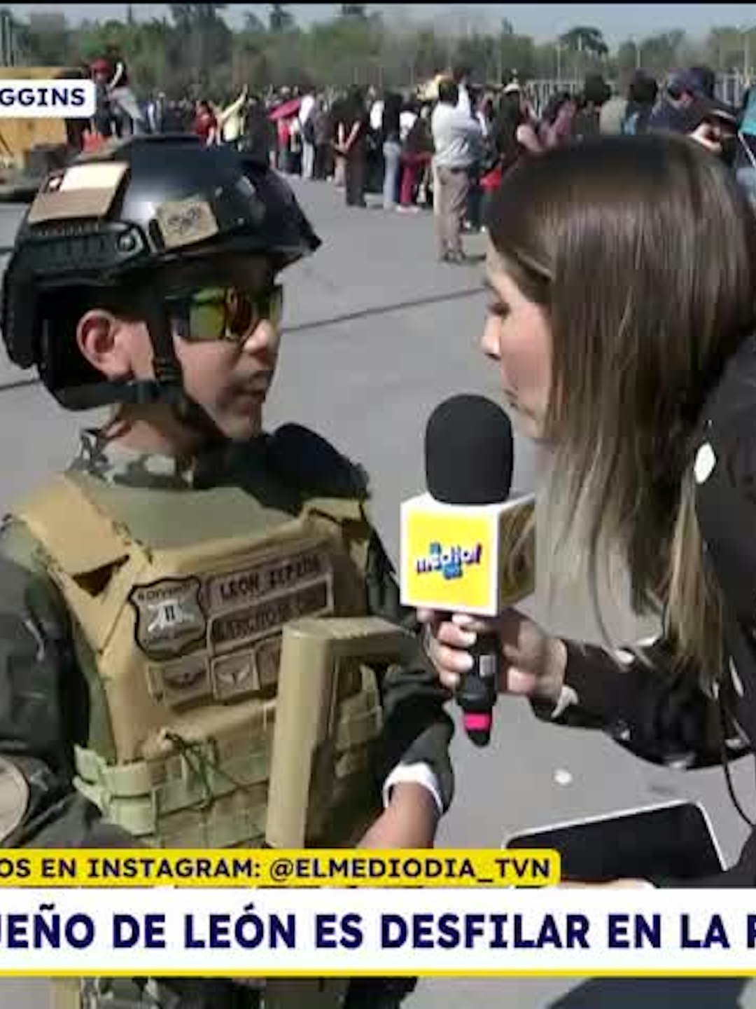 Desde el Parque O’Higgins: el sueño de León es desfilar en la Parada Militar