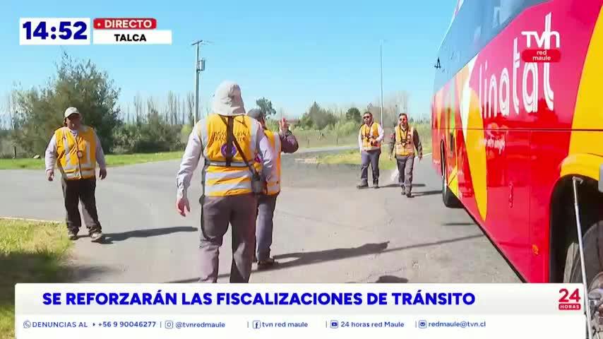 Fiscalizaciones de Tránsito preventivas de cara a Fiestas Patrias
