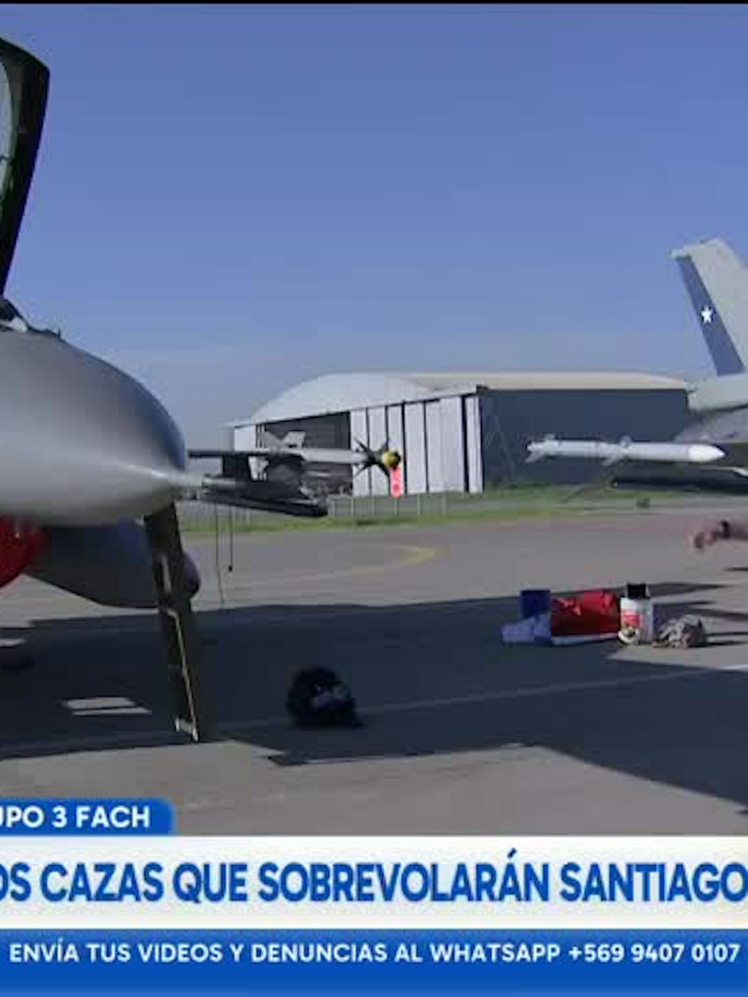 Parada Militar 2026: estos son los F-5 y F-16 que sobrevolarán Santiago