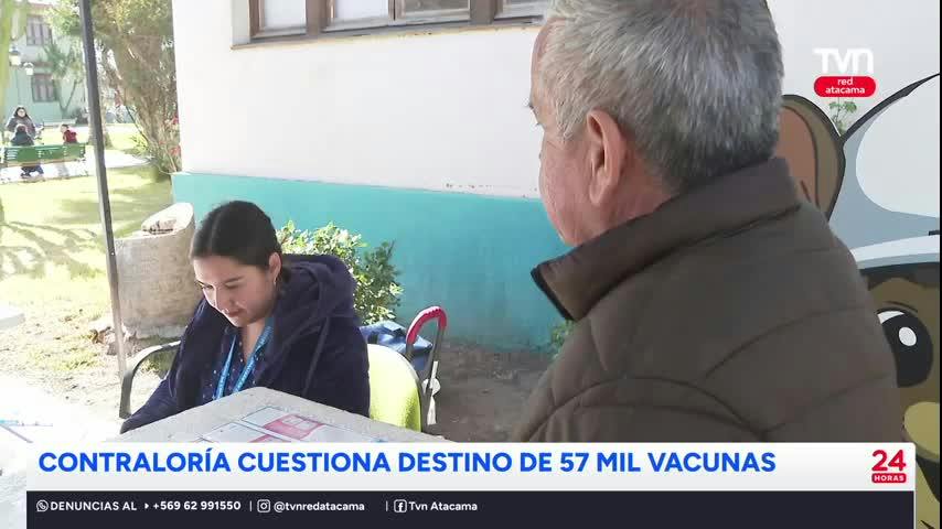 Atacama: 57 mil dosis de influenza no ubicadas