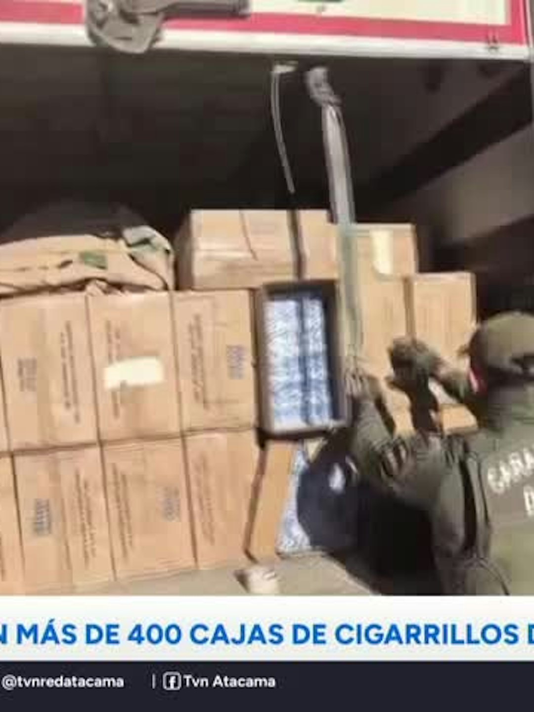 Incautan más de 400 cajas de cigarrillos de contrabando en Chañaral