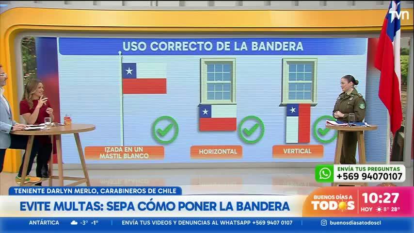 Evite multas: sepa cómo poner la bandera correctamente