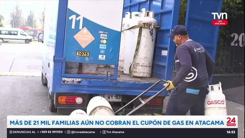 Más de 21 mil familias aún no cobran el cupón de gas en Atacama